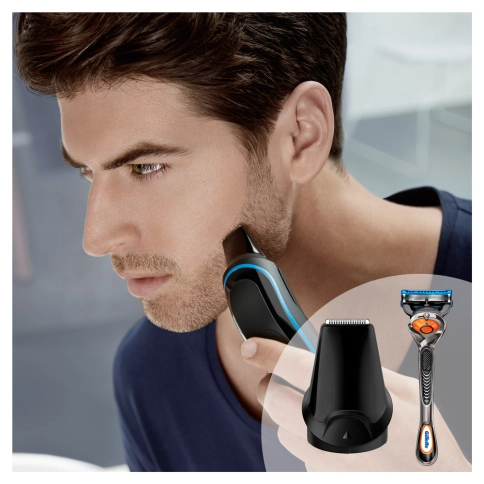 Триммер универсальный Braun MGK3045, 7-в-1 + Бритва Gillette 6