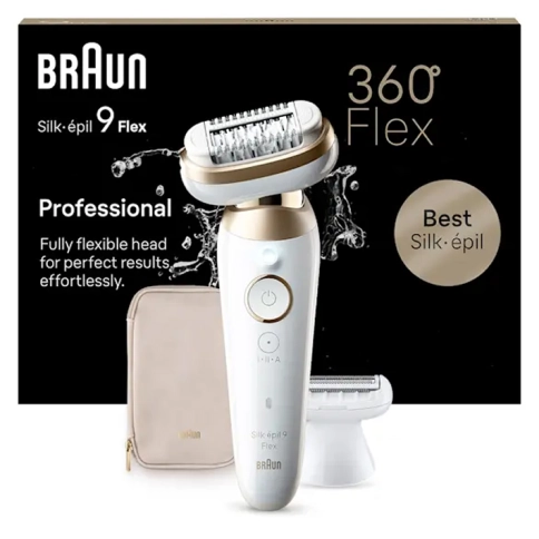 Эпилятор Braun Silk-epil 9 Flex SES 9-041 Gold 3D 360° 2