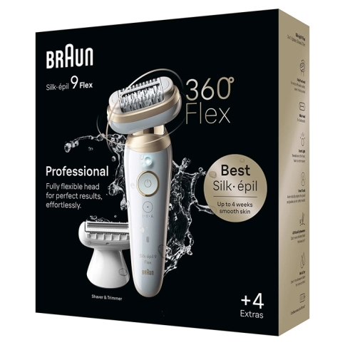 Эпилятор Braun Silk-epil 9 Flex SES 9-041 Gold 3D 360° 6