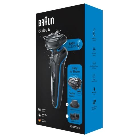 Электробритва Braun Series 5 50-B1500s Blue 3