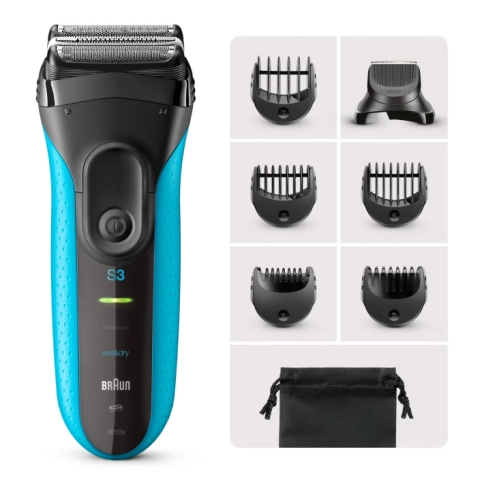 Электробритва Braun Series 3 Shave&Style 3010bt + насадка-триммер и 5 гребней 0