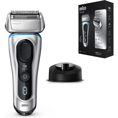 Электробритва Braun Series 8 8350s с зарядной станцией и тканевым футляром (уценка) 5