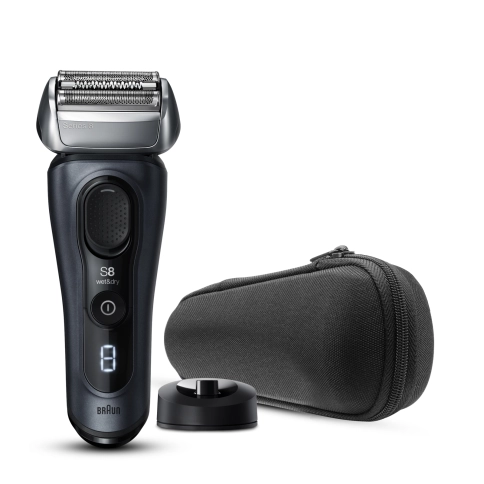 Электробритва Braun Series 8 8413s с зарядной станцией и тканевым футляром 0