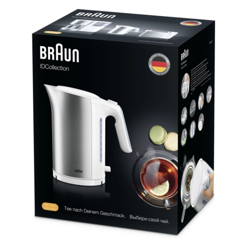 Набор Braun ID Breakfast Collection: Чайник WK5100 + Тостер HT5010 белый 7