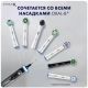Электрическая зубная щетка Oral-B GeniusX 20000N Black D706.513.6+Насадка Cross Action 2