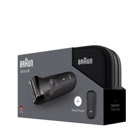 Электробритва Braun Series 3 300ts Black + футляр + несессер 6