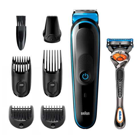 Триммер универсальный Braun MGK5255, 7-в-1 + Бритва Gillette 0