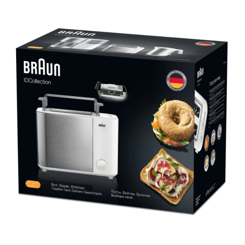 Тостер Braun ID Breakfast Collection HT5010 белый 5 Тостер Braun ID Breakfast Collection HT5010 белый 5