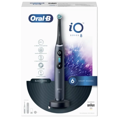 Электрическая зубная щетка Oral-B iO 8 Black 10 Электрическая зубная щетка Oral-B iO 8 Black 10