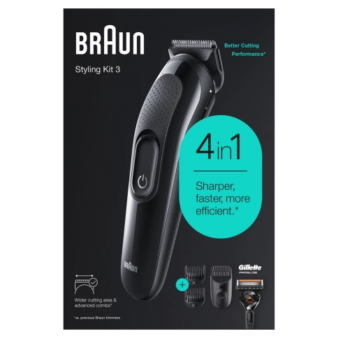Триммер универсальный Braun SK3300, 4-в-1 + Бритва Gillette 9 Триммер универсальный Braun SK3300, 4-в-1 + Бритва Gillette 9