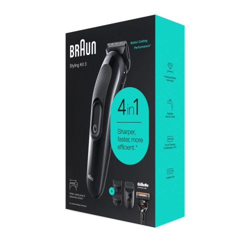 Триммер универсальный Braun SK3300, 4-в-1 + Бритва Gillette 10 Триммер универсальный Braun SK3300, 4-в-1 + Бритва Gillette 10