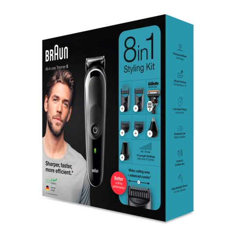 Триммер универсальный Braun MGK5360, 8-в-1 + Бритва Gillette 14
