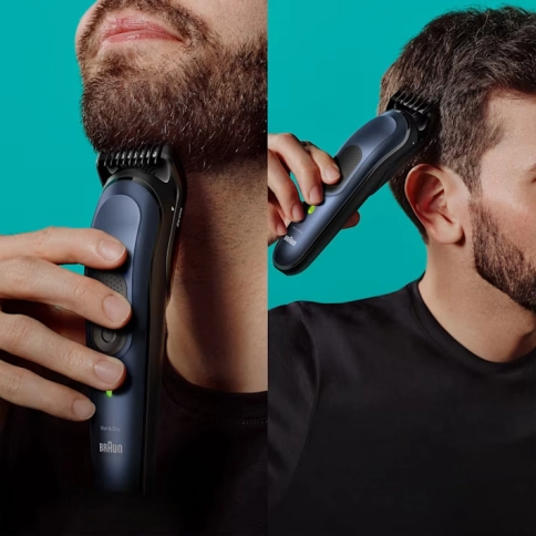 Триммер электрический Braun MGK7421 c Бритвой Gillette 3