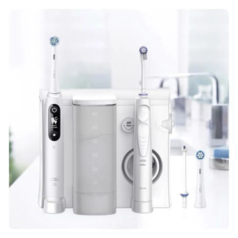 Зубной центр Oral-B Ирригатор OxyJet + Электрическая зубная щетка iO 6 1
