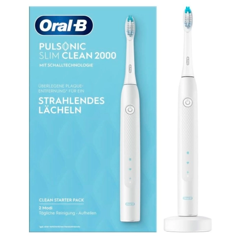 Электрическая зубная щетка Oral-B Pulsonic Slim Clean 2000 White 1