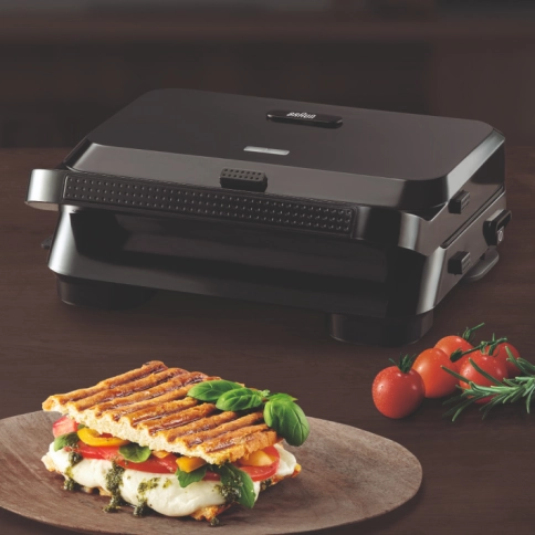 Электрогриль Braun SnackMaker 5 SM5001 с пластинами для гриля и поддоном для масла 4