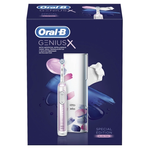 Электрическая зубная щетка Oral-B Genius X 20000N Special Edition Розовая 15