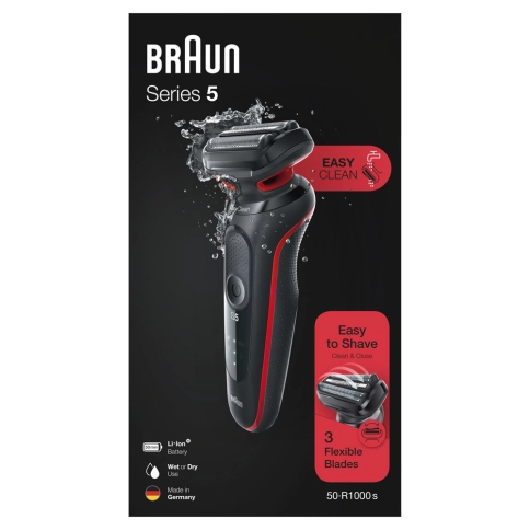 Электробритва Braun Series 5 50-R1000s Red 7