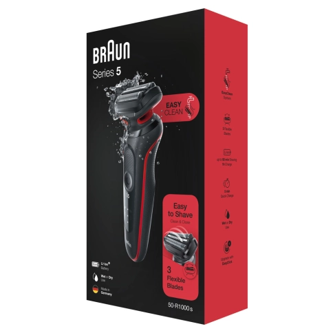 Электробритва Braun Series 5 50-R1000s Red 6