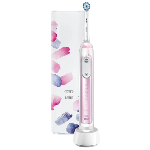 Электрическая зубная щетка Oral-B Genius X 20000N Special Edition Розовая 0