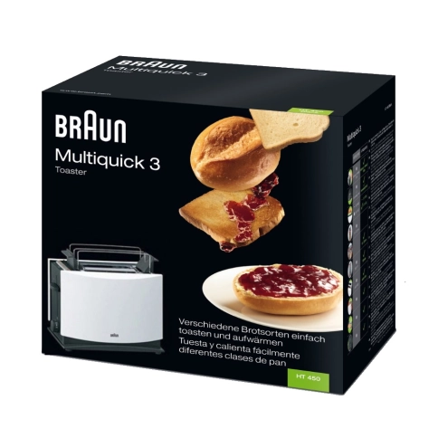 Тостер Braun MultiToast HT450WH белый 2