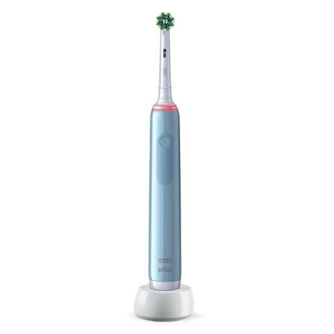 Электрическая зубная щетка ORAL-B Pro 3 3000/D505.513.3 CrossAction голубая 0
