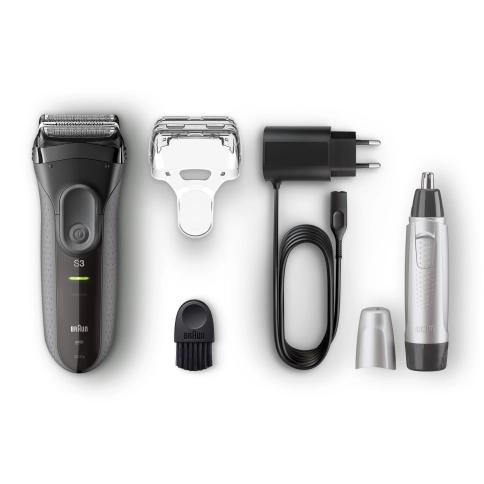 Электробритва Braun Series 3 ProSkin 3000s + Триммер для носа и ушей Braun Ear&Nose EN10 (уценка) 1