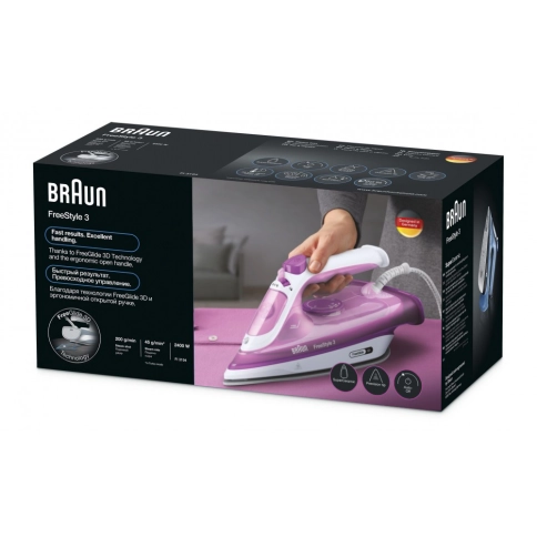 Паровой утюг Braun FreeStyle 3 FI 3124PU 4