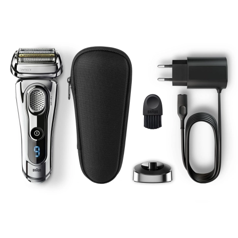 Электробритва Braun Series 9 9293s с зарядной станцией и тканевым футляром 1