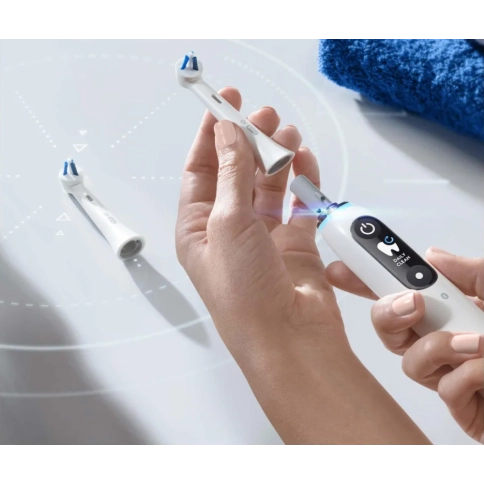 Насадка Oral-B iO Specialised Clean для тщательной чистки (2 шт) белая 6 Насадка Oral-B iO Specialised Clean для тщательной чистки (2 шт) белая 6