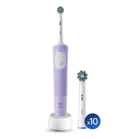 Электрическая зубная щетка Oral-B Vitality Pro + Насадка для эффективной чистки Oral-B CrossAction (4 шт) 1 Электрическая зубная щетка Oral-B Vitality Pro + Насадка для эффективной чистки Oral-B CrossAction (4 шт) 1