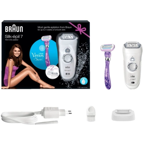 Эпилятор Braun Silk-epil 7 7-537 + бритва Gillette Venus 2 Эпилятор Braun Silk-epil 7 7-537 + бритва Gillette Venus 2