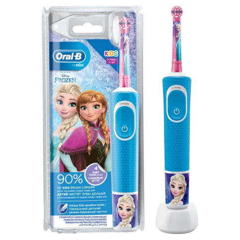 Детская электрическая зубная щетка Oral-B Vitality Kids Холодное сердце D100.413.2K 0