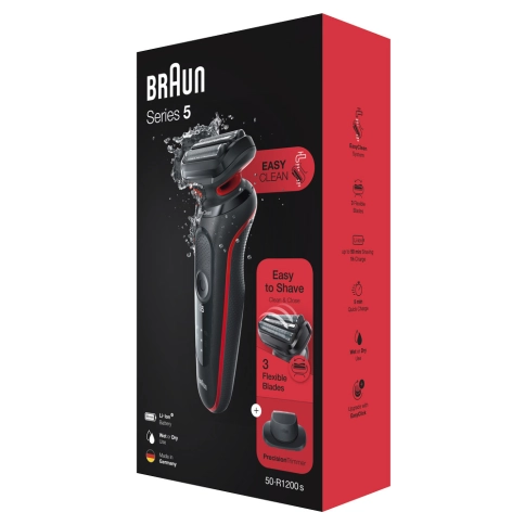 Электробритва Braun Series 5 50-R1200s Red 7