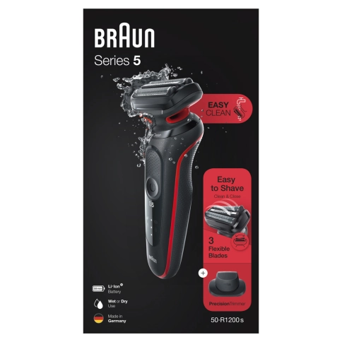 Электробритва Braun Series 5 50-R1200s Red 6