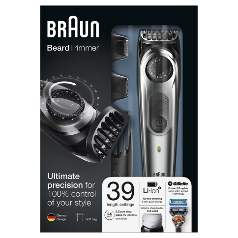 Триммер для бороды Braun BT7020 + Бритва Gillette 7