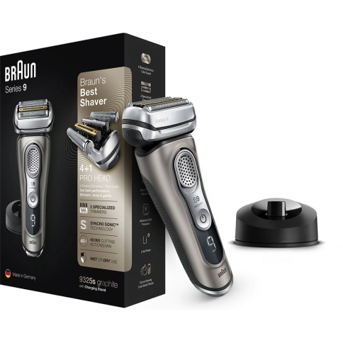 Электробритва Braun Series 9 9325s с зарядной станцией и тканевым футляром 8