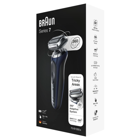 Электробритва Braun Series 7 70-B1000s Blue 5