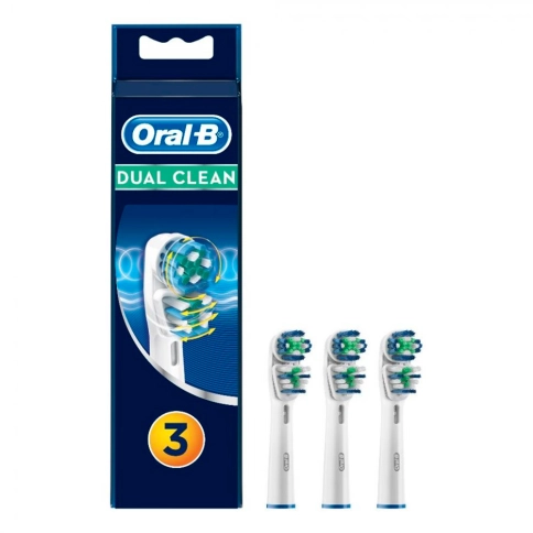 Насадка для зубных щеток Oral-B Dual Clean Testine Ricambio (3 шт) 0
