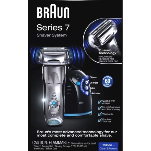 Электробритва Braun Series 7 790cc с блоком Clean&Charge 5