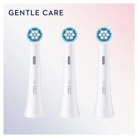 Насадка Oral-B iO Gentle Care для бережной чистки (3 шт) белая 1
