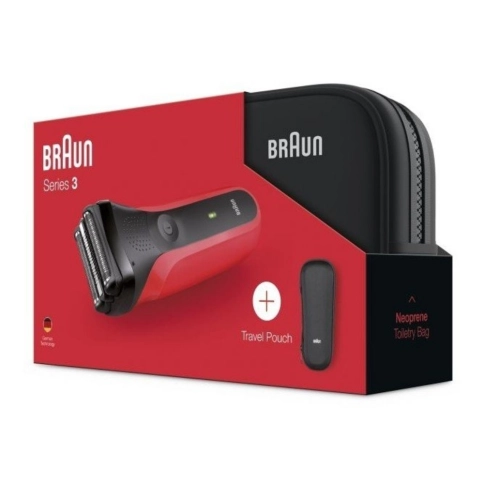 Электробритва Braun Series 3 300ts Red + футляр + несессер 5