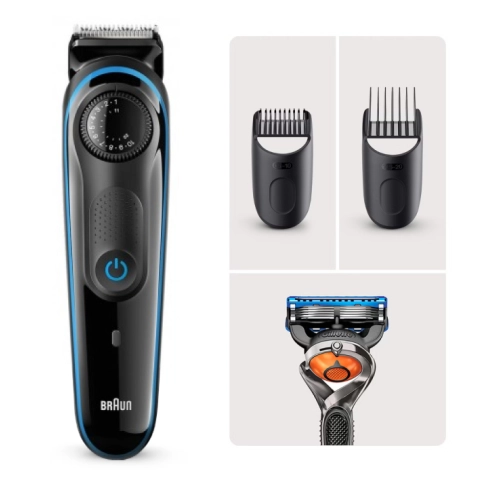 Триммер для бороды Braun BT3940TS + Бритва Gillette 0