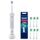 Электрическая зубная щетка Oral-B Vitality 3D White White D100.413.1 + Насадки FlossAction EB25RB-6 (6шт.)