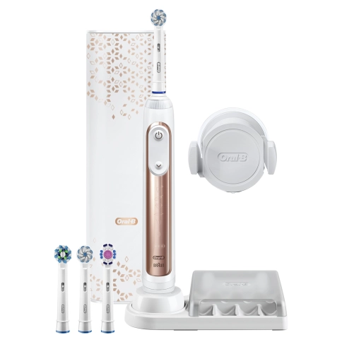 Электрическая зубная щетка Oral-B Genius 10000N Rose Gold D 701.545.6XC 0