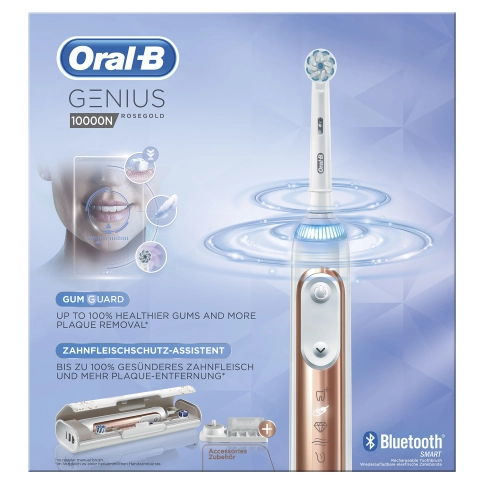 Электрическая зубная щетка Oral-B Genius 10000N Rose Gold D 701.545.6XC 12