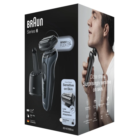Электробритва Braun Series 6 60-N7000cc Noire 7