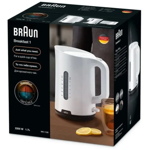 Чайник Braun Breakfast 1 WK1100WH белый 6