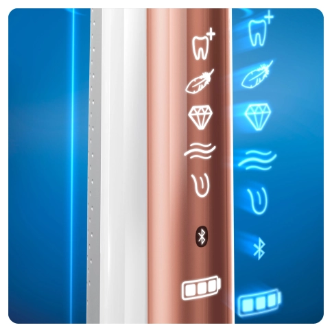 Электрическая зубная щетка Oral-B Genius 10000N Special Edition Sensi Rose Gold D701.515.6XC 4