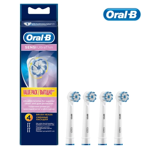 Насадка для зубных щеток Oral-B Sensi UltraThin EB 60-4 (4 шт) 6